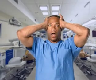 stressed simulation staff